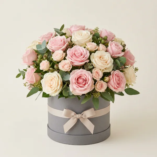 Roses in a Hat Box